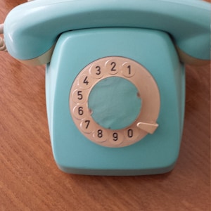 Vintage téléphone rétro, téléphone à cadran vert , téléphone fixe, téléphone Bakelite, téléphone de bureau.autres couleures disponibles