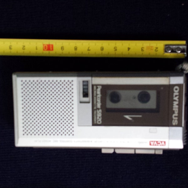 Micro cassette, Vintage walkman Olympus, model VCVA pearlcorder S 920, micro cassette,