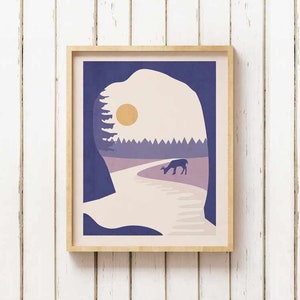 Mammoth Cave National Park Poster, Mammoth Cave National Park Print, minimalistic decoration, Kentucky National Park Art