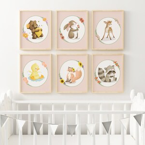 Baby Animals Nursery Print, 8"x10" Downloadable Files (JPEGS) Nursery ...