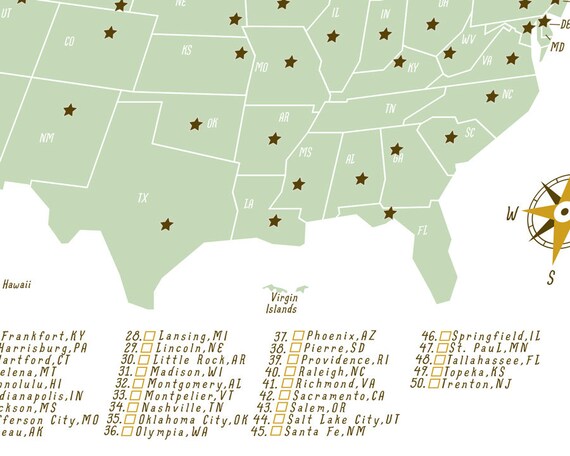 united states map nursery map printable file jpeg etsy