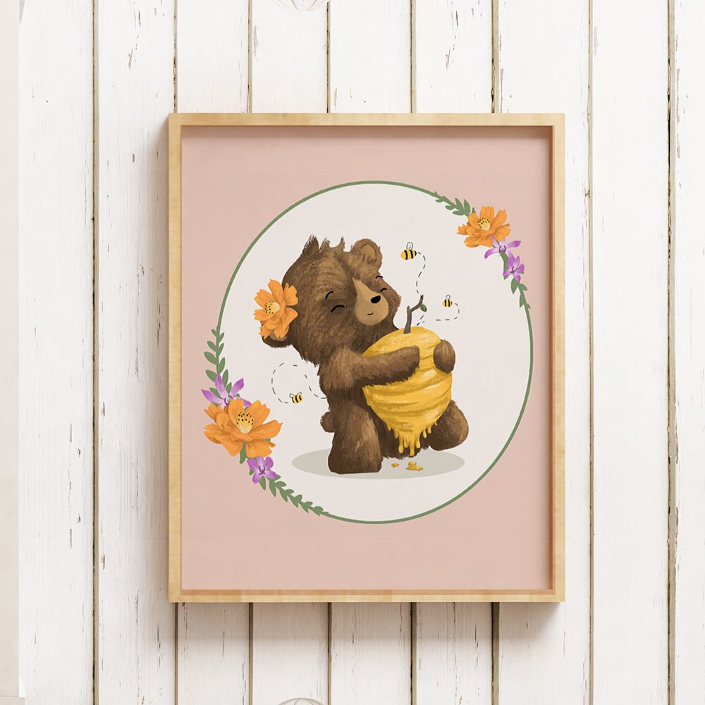 Baby Animals Nursery Print 8x10 Downloadable | Etsy