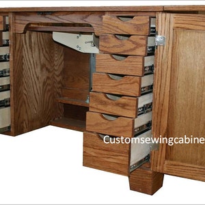 Sewing Machine Cabinet, "Seamstress"