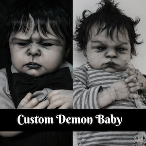 CUSTOM Demon Reborn Baby Doll