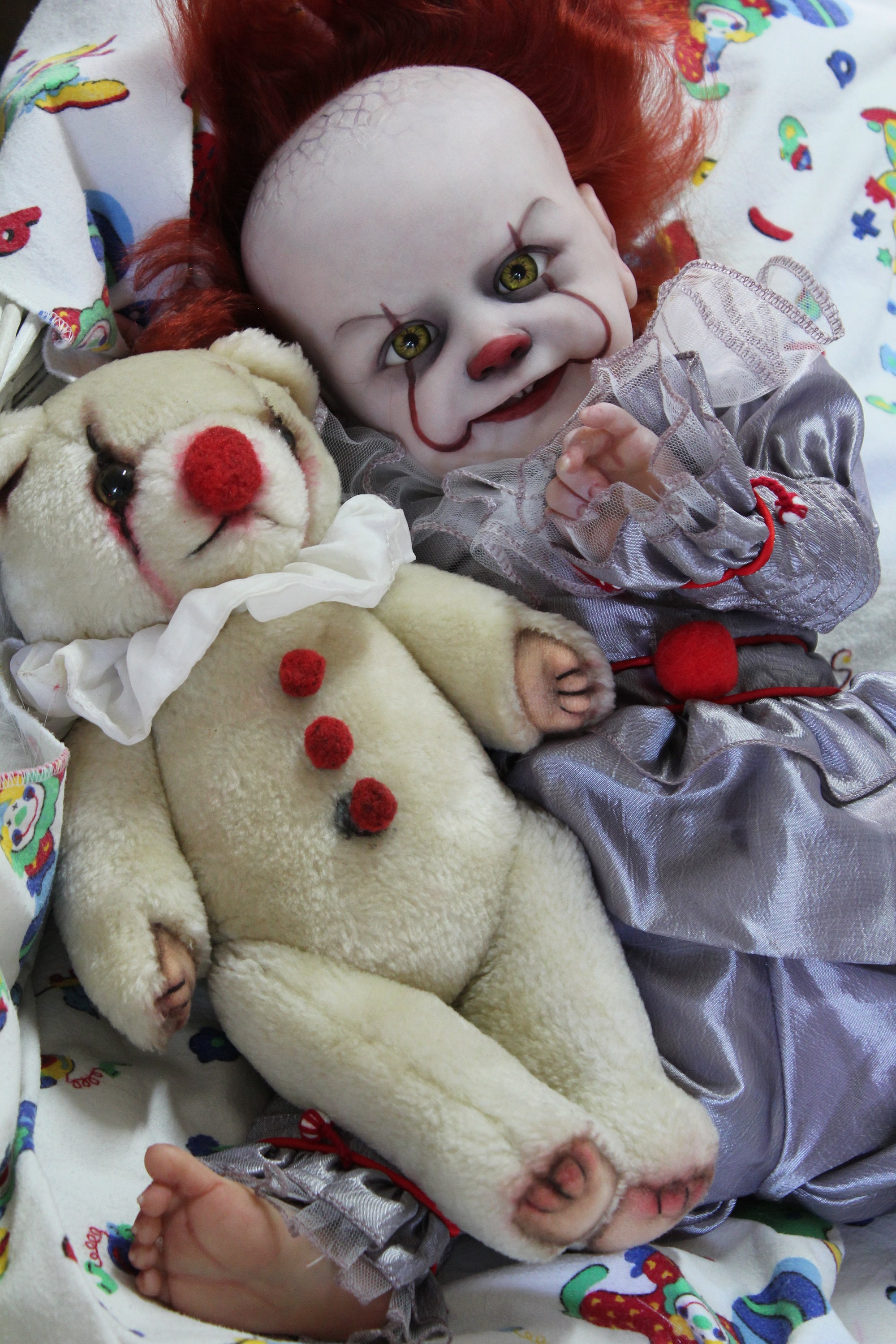CUSTOM Pennywise Clown Reborn Baby Doll Etsy UK