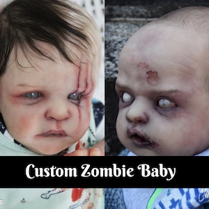 Poupée bébé zombie reborn CUSTOM