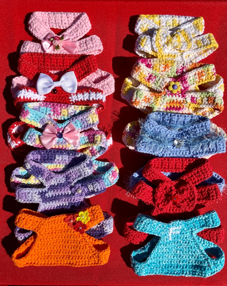 Dog Harness and Leash Set Pet Harness Puppy Harness Kitten Etsy