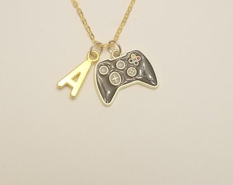 Gamer Controller Game Necklace for Boys and Girls, gold plated Video Game Remote Controller Kids Necklace, Pendant Name Jewelry, gamer boy