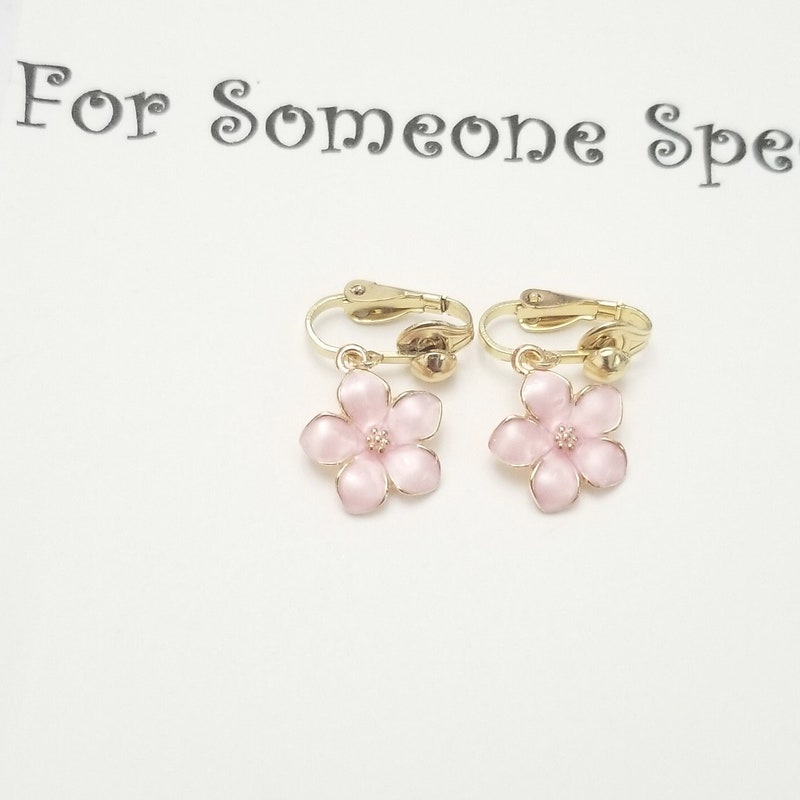 Floral Clip Earrings main image 0