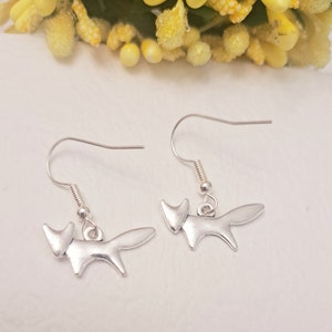 Pendientes de zorro, pendientes Woodland Fox, regalo amante de Fox, pendientes de animales, joyas Woodland