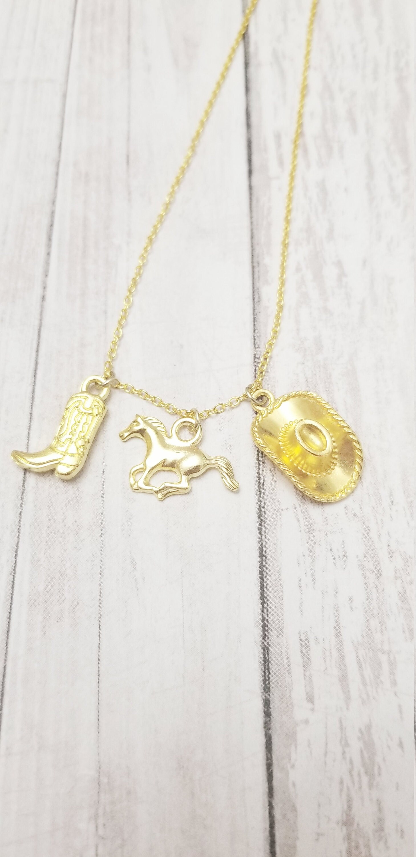 Faded Future - Collana Color Argento Con Ciondolo A Forma Di Cappello Di Cowboy 137654392