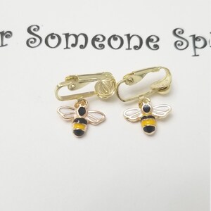 Clip on earrings, girls earrings,clip ons earrings,non pierced ears