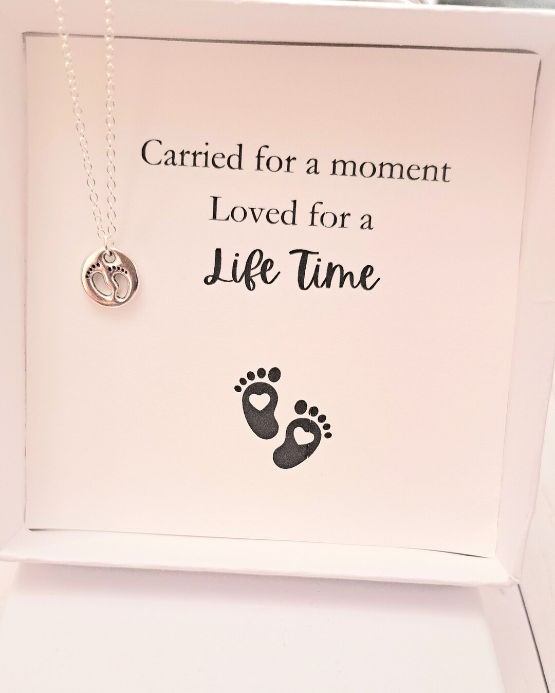 Baby Loss Gift, Baby Loss Necklace, Pregnancy Loss, Miscarriage Gift ...
