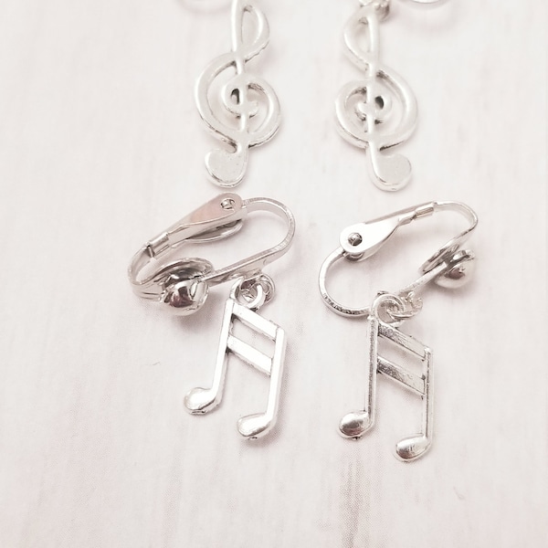 Music Note Earrings Etsy