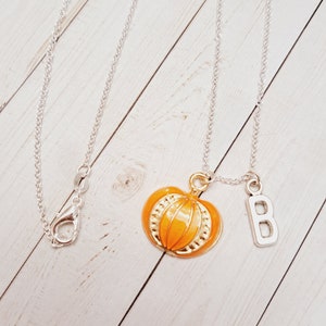 Pumpkin charm necklace,Halloween necklace,Halloween jewelry,pumpkin necklace image 3