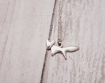 Sterlingzilveren vosketting: dierenhanger, natuursieraden