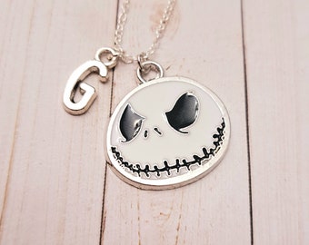 Jack Skellington Necklace, Halloween Costume Jewelry