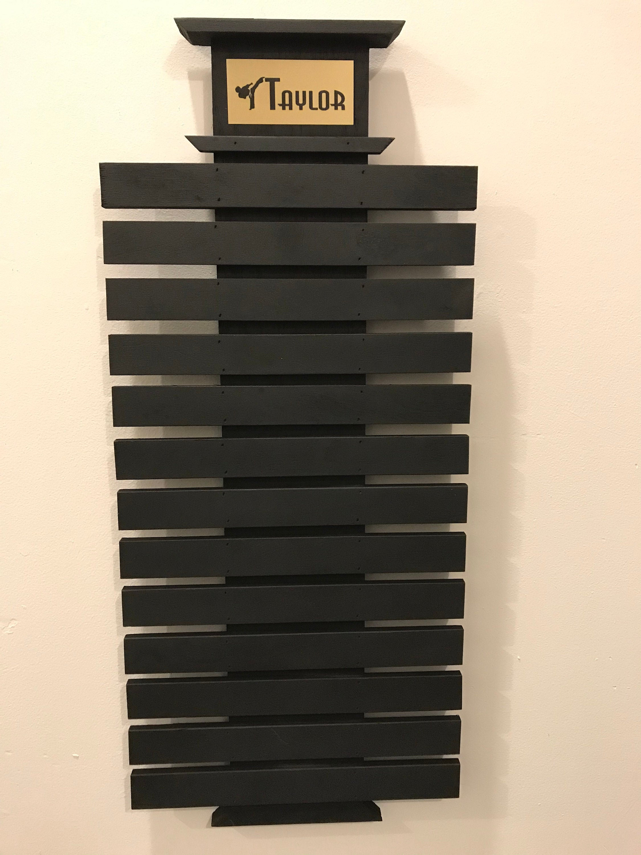 karate belt display rack