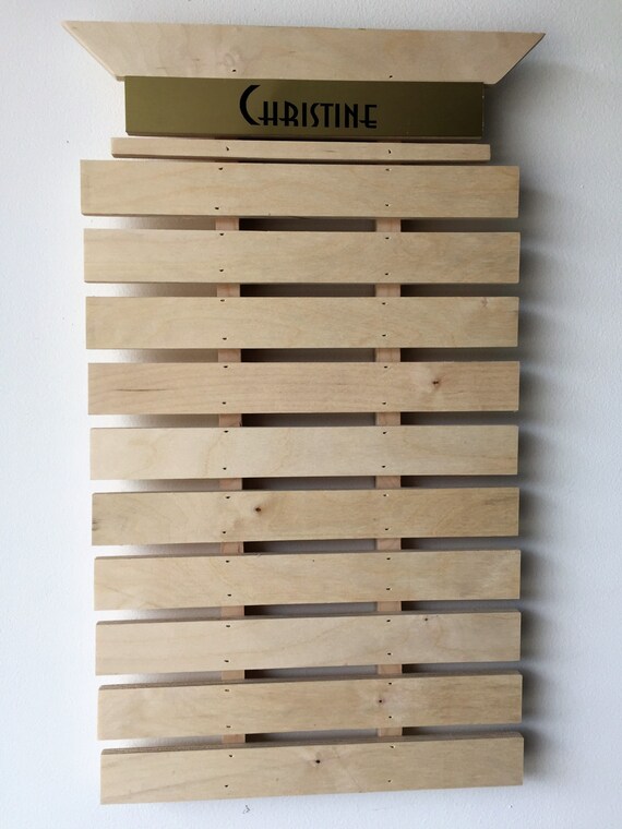 HANDMADE 10 SLAT KARATE MARTIAL ARTS BELT RACK