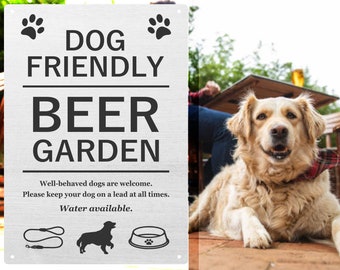 Dog Friendly Beer Garden Printed Sign