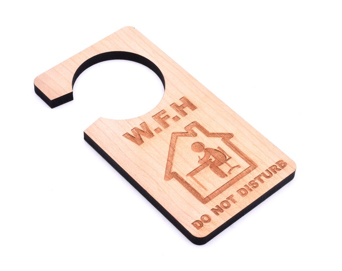 Arbeiten von zu Hause Zeichen Outdoor-Zeichen hängende | Etsy