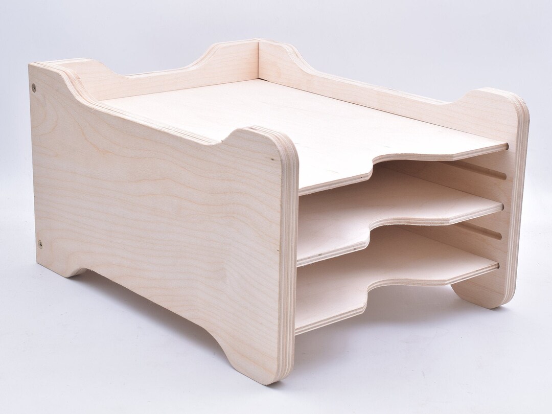 Wooden Letter Tray Etsy