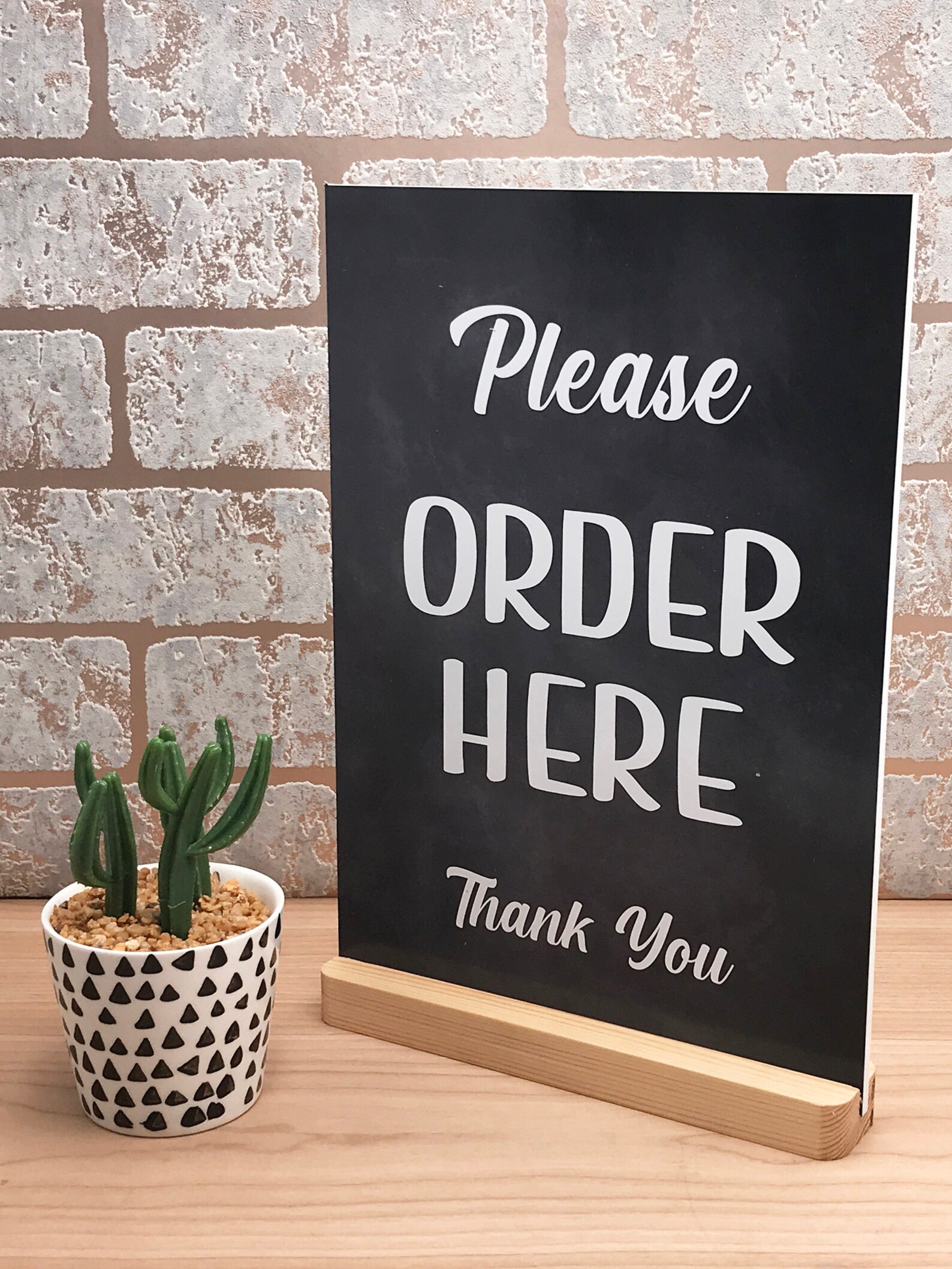 Please Order Here Sign Available as Freestanding or Adhesive Etsy