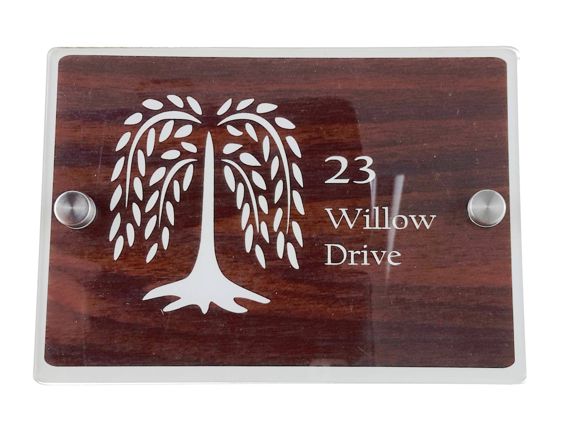 Personalised, English Dark Walnut, Exterior, Interior