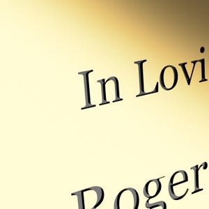 Personalised Brass Memorial Plaque - CNC Engraved For Benches, House Signs & Coffin Adornment