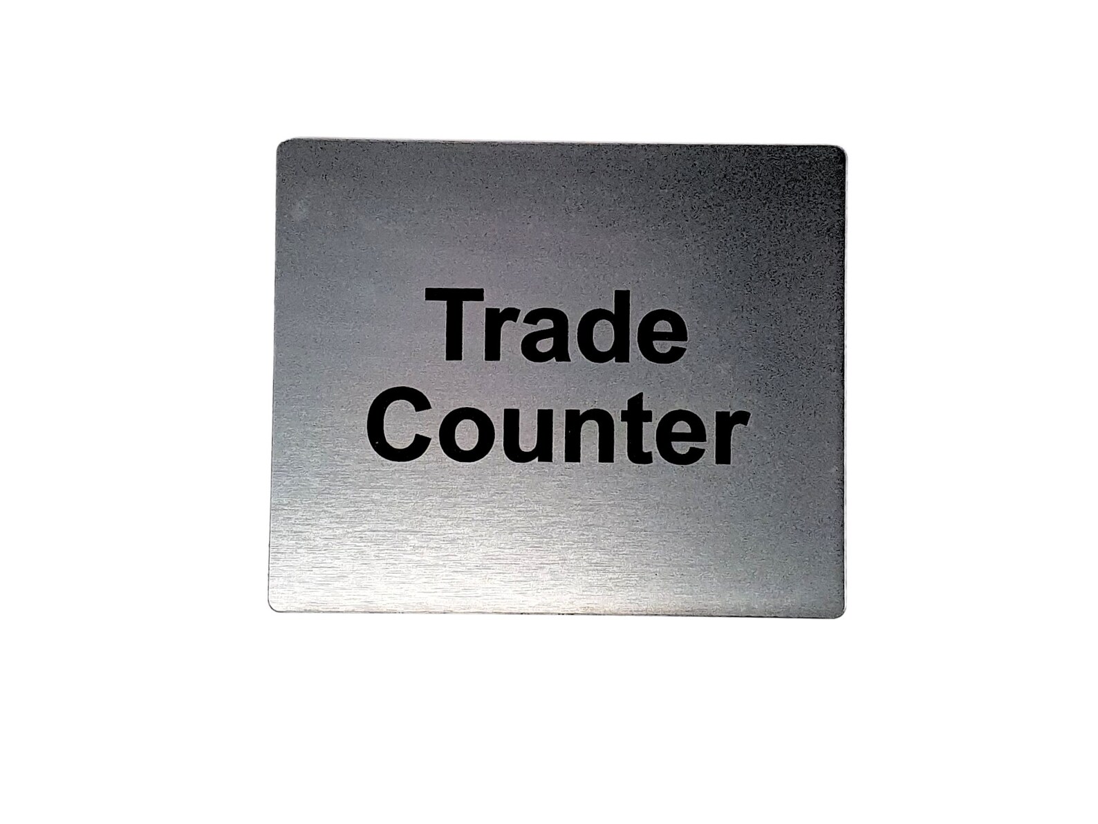 Trade Counter - Silver Adhesive Sign for Door or Wall - Etsy