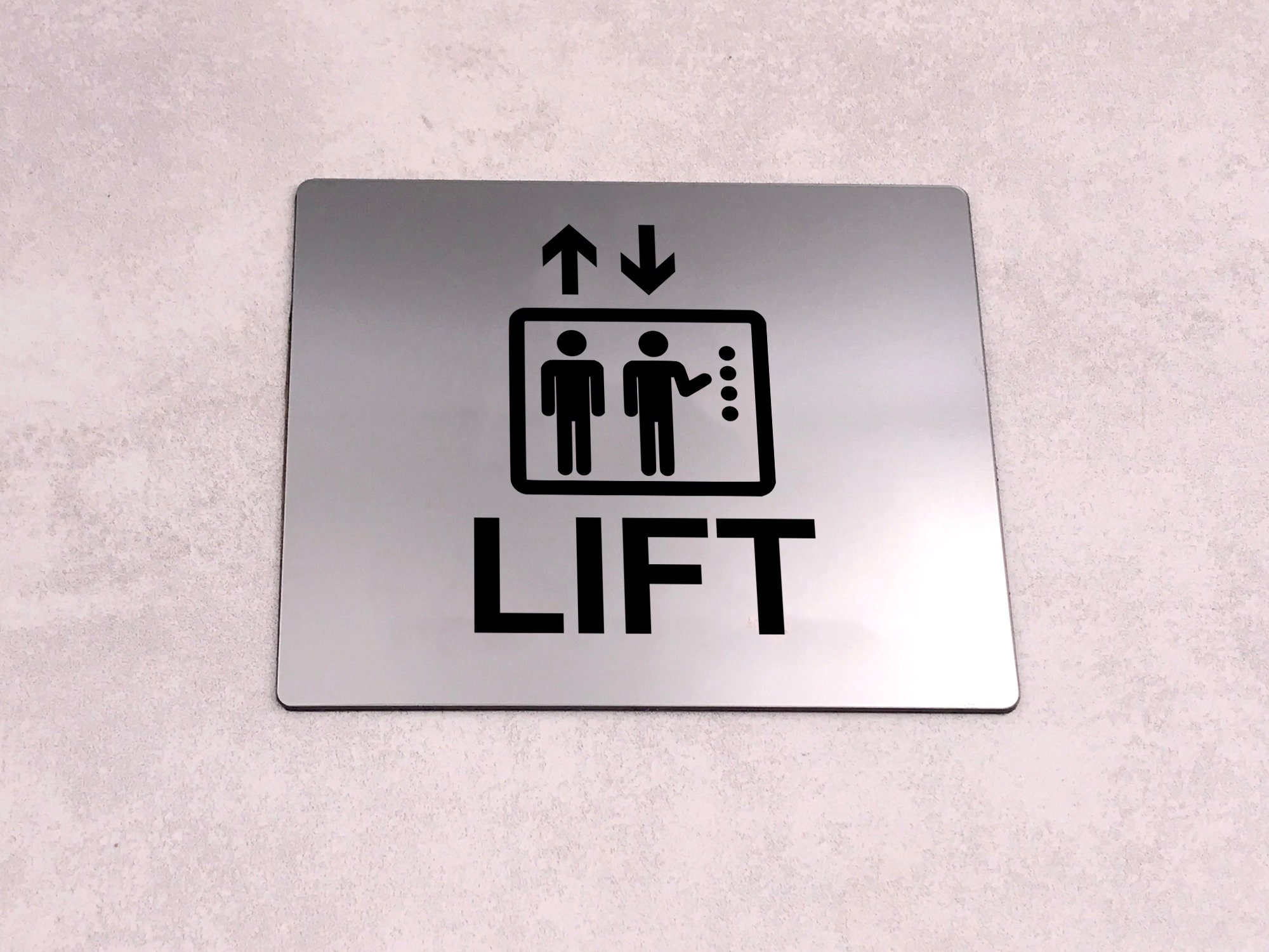 Lift Sign Adhesive Sticker Notice - Etsy