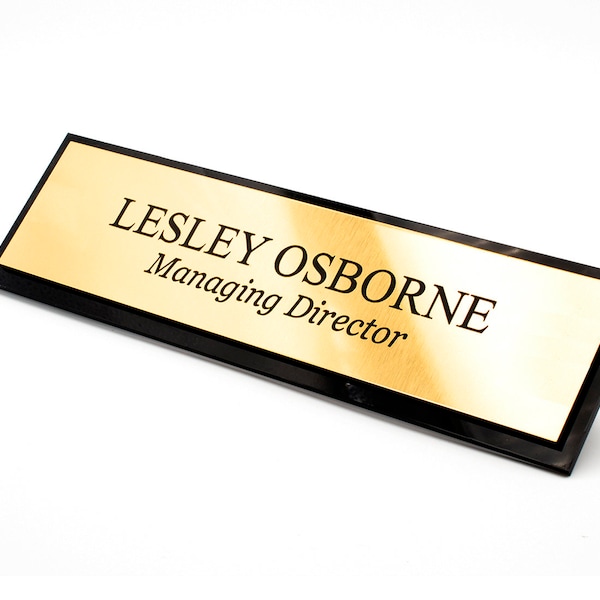 Office Door Name Plate Etsy