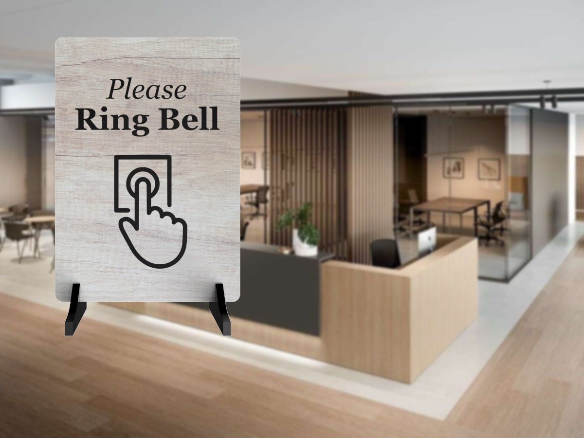 Please Ring Bell Sign - Available as Freestanding or Adhesive - Etsy