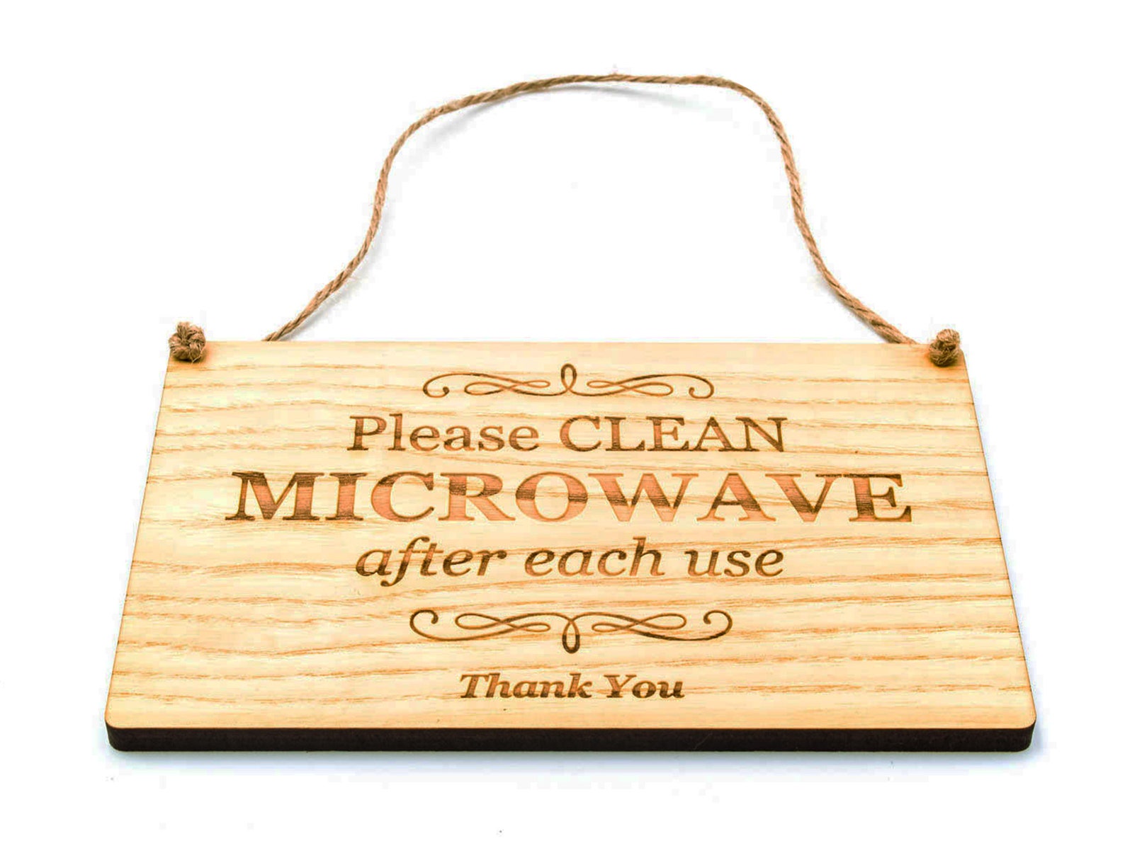 Please Clean Microwave After Use Kitchen Engraved Sign for Etsy