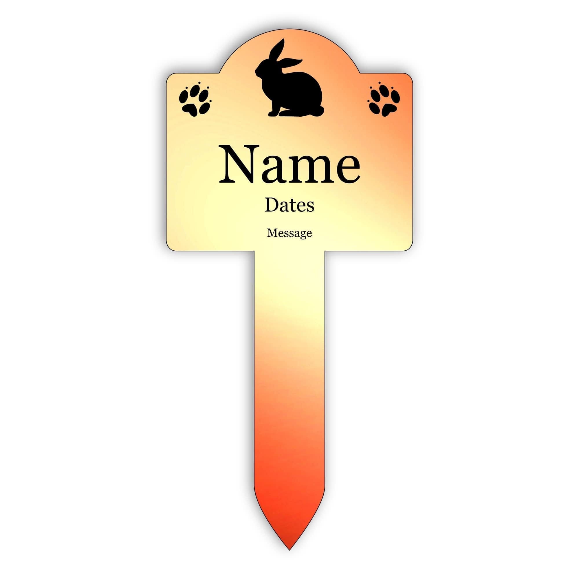 rabbit memorial plaques