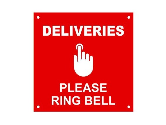 Please Ring Door Bell Decal