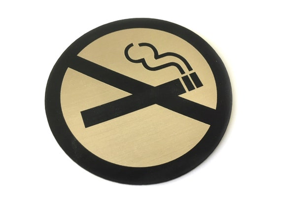 no tobacco use signs Sign Adhesive Gloss Sticker Notice Vinyl Smoking Area Non Smoking Area V1* No Smoking Sign - Stainless