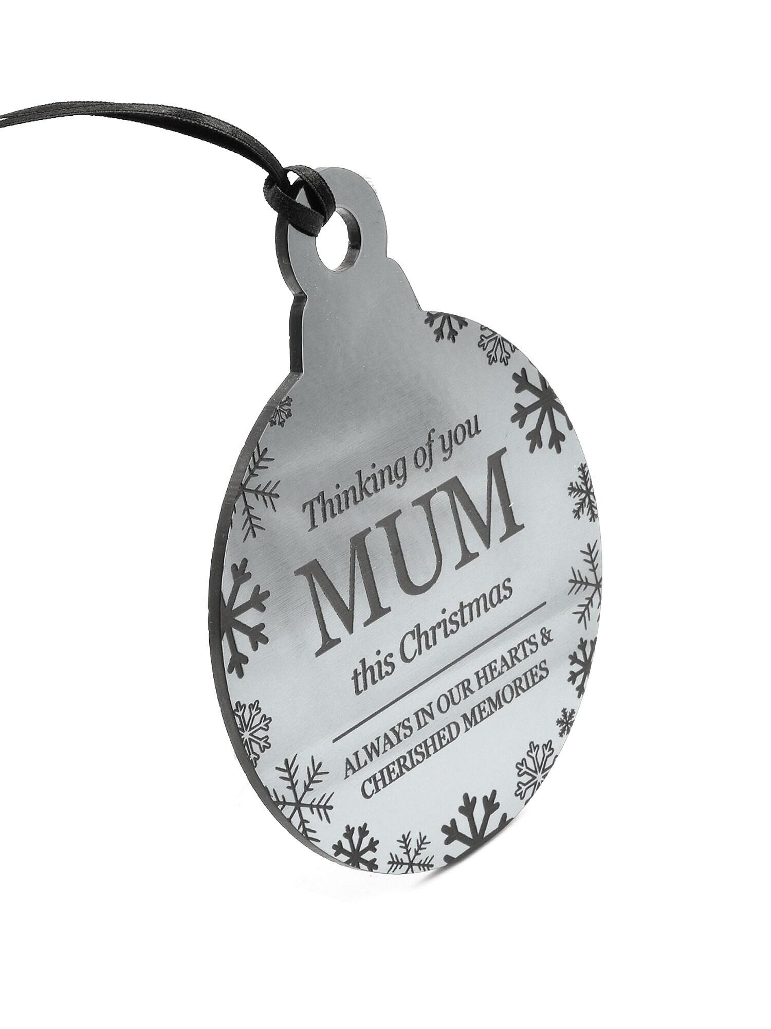 Thinking of You Mum Christmas Tree Bauble Memorial  Etsy