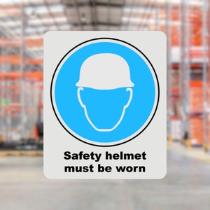 Multipurpose Health & Safety Sign Set - HSE Compliant, Laminated, 3M Backed - 120x100mm