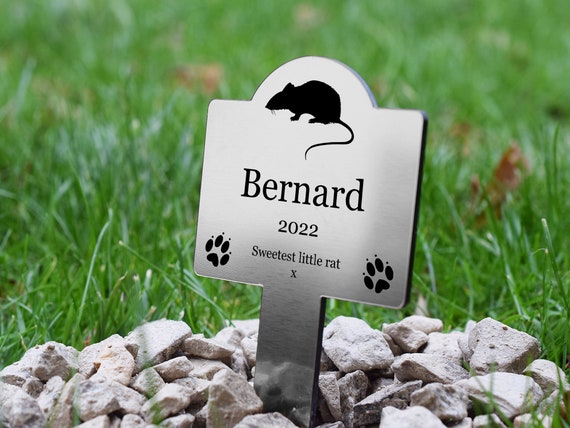 Pet Rat Memorial Engraved Stake Personalised With Your