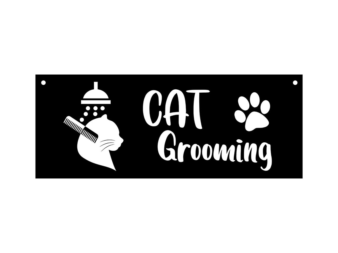 Pet / Dog / Cat Grooming Salon Hanging Sign Etsy UK
