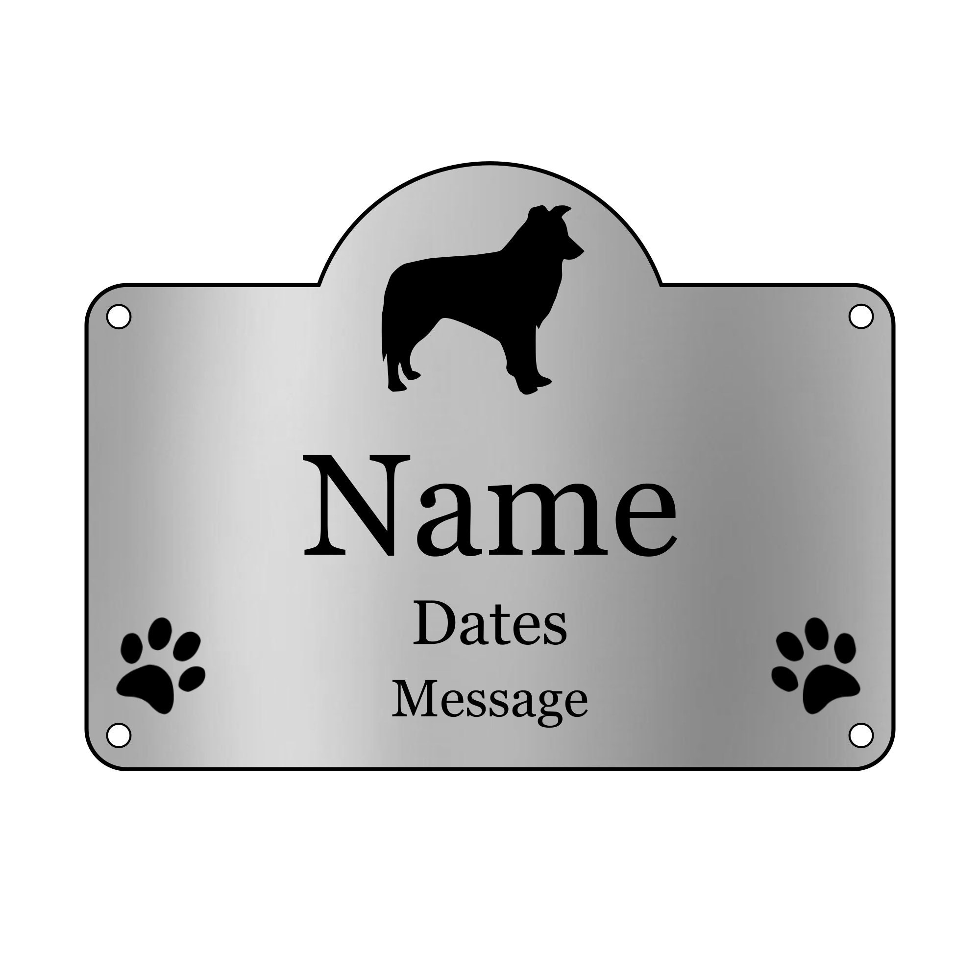 dog memorial plaque personalized