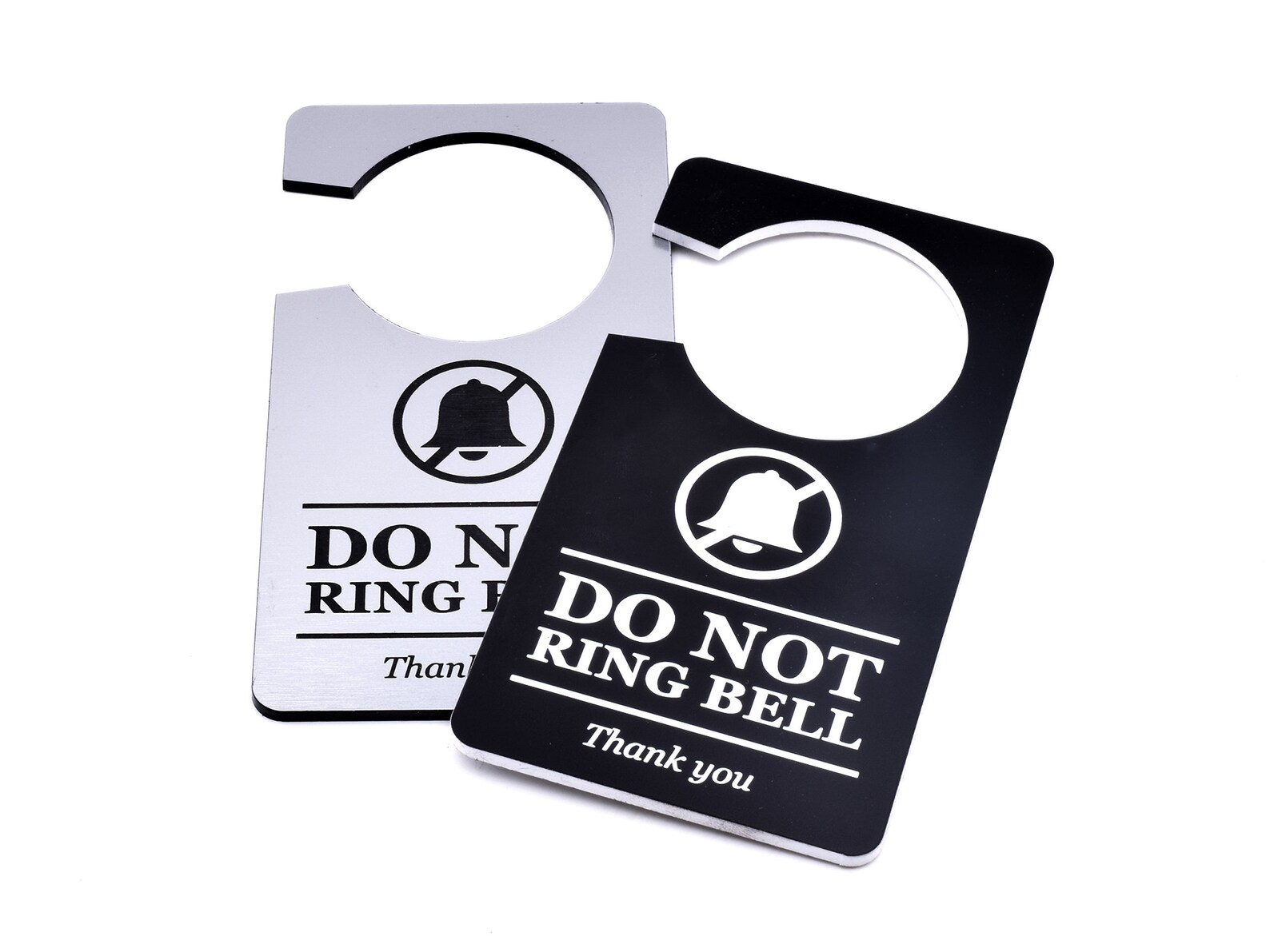 Do Not Ring Bell Sign Door Hanger Notice Available in Etsy