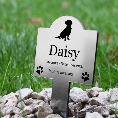 Personalized Dog Angel Pet Memorial Grave Marker Tribute Etsy Canada