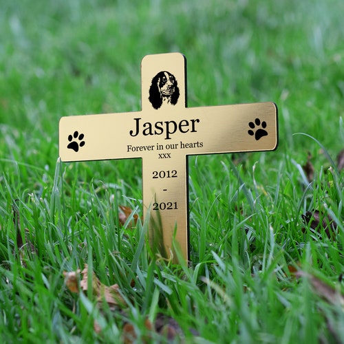 Pet Dog Memorial Large Engraved Stake Personalised With Etsy UK