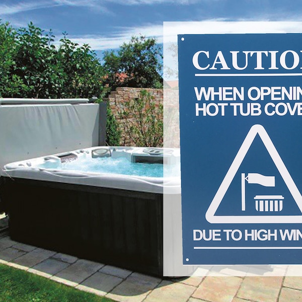 Hot Tub Warning Signs Etsy Canada