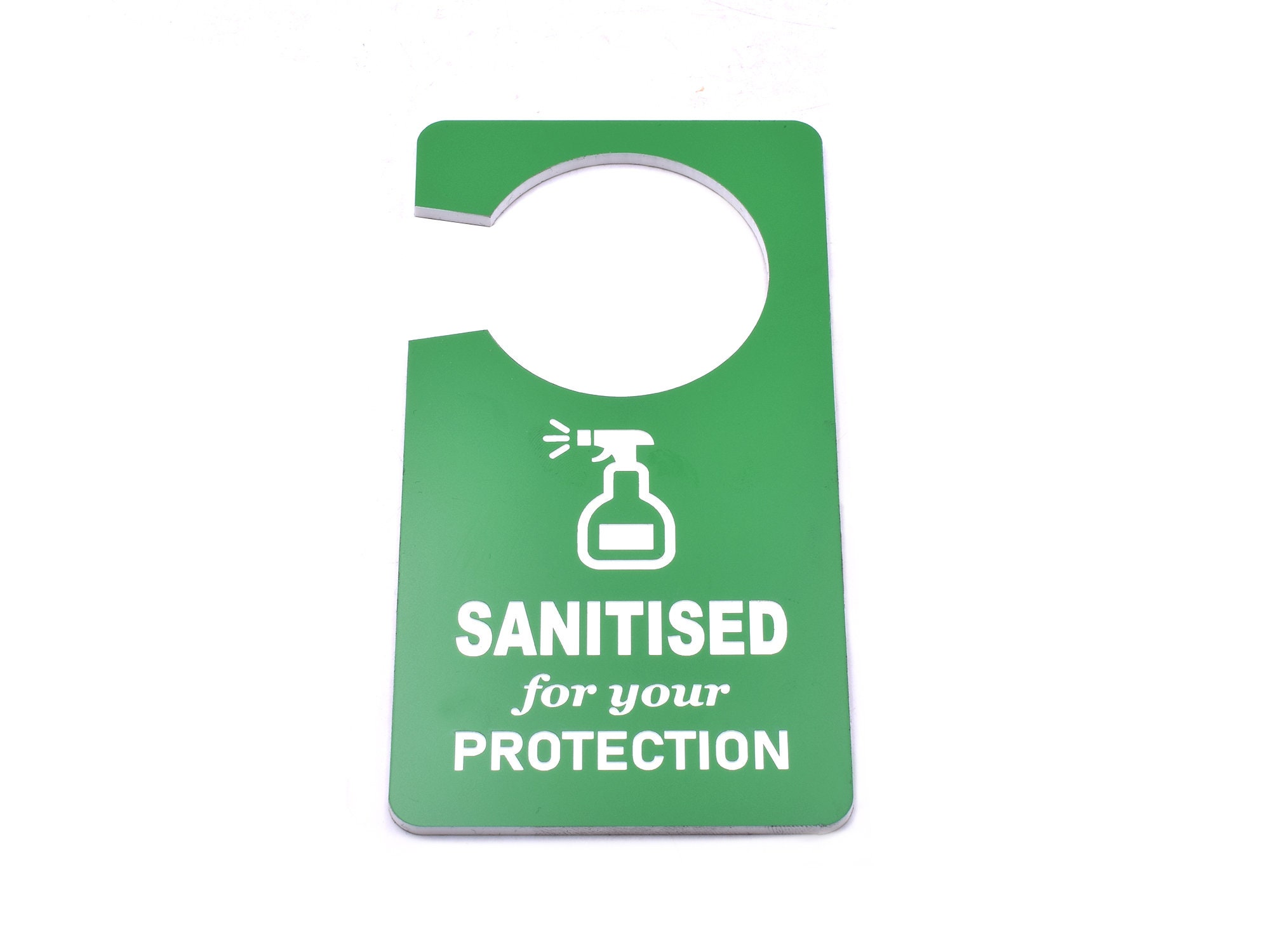 Sanitised Room Sign Door Hanger Notice Generic / Multi Etsy