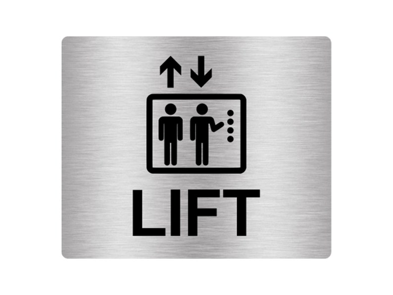 Lift Sign Adhesive Sticker Notice - Etsy