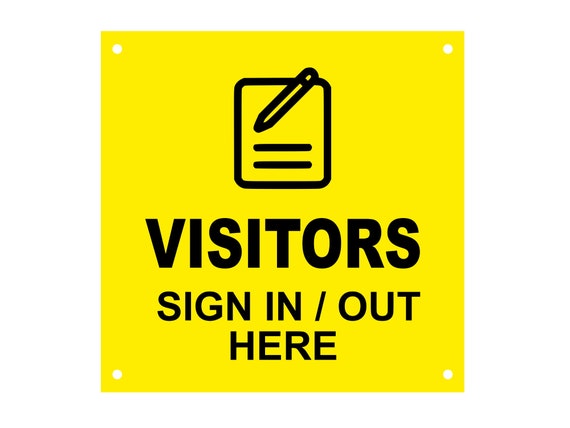 Visitors Sign Icon