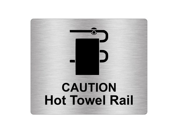 Black Size 12cm x 10cm Please Ring Bell Sign Adhesive Sticker Notice SILVER//GOLD//BLACK engraved with Universal Icon Symbol and Text